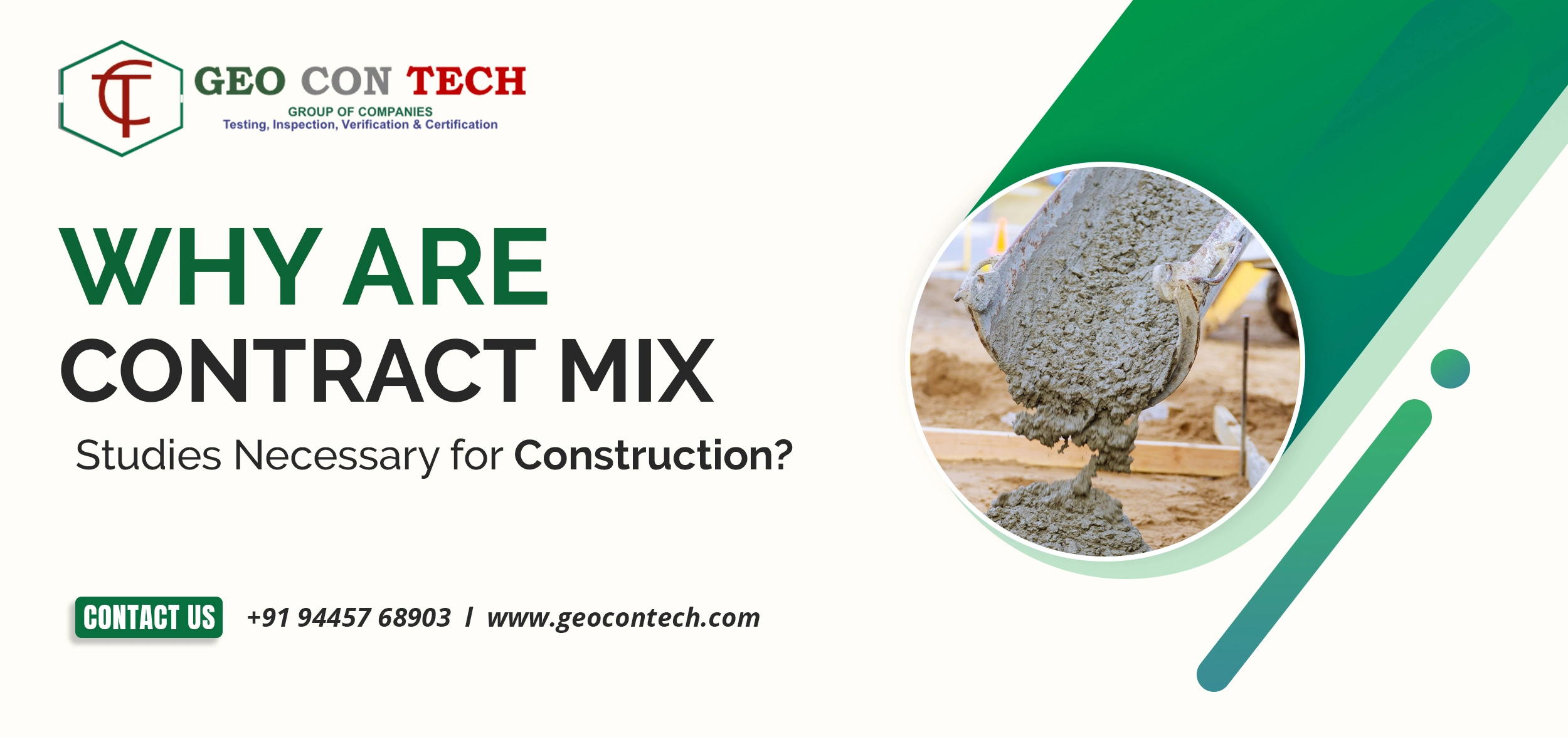Why Are Concrete Mix Studies Necessary for Construction?